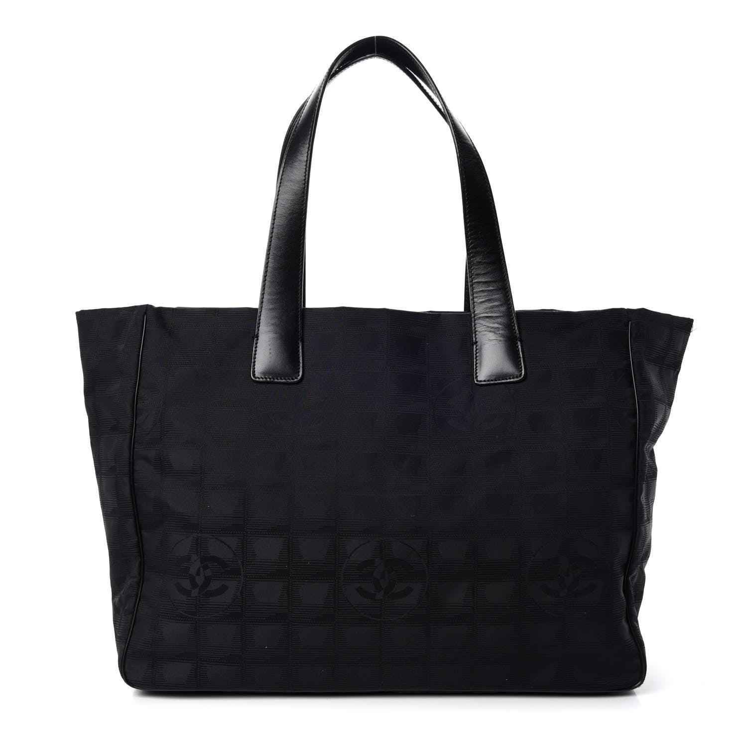Chanel Nylon Large Travel Tote Black 1 of 9