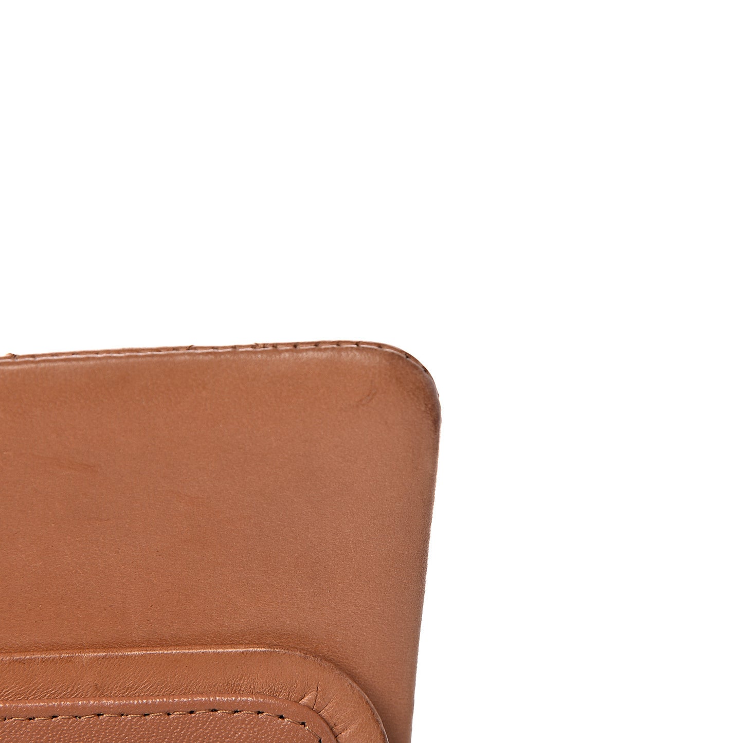 Lambskin Quilted Medium Double Flap Dark Beige