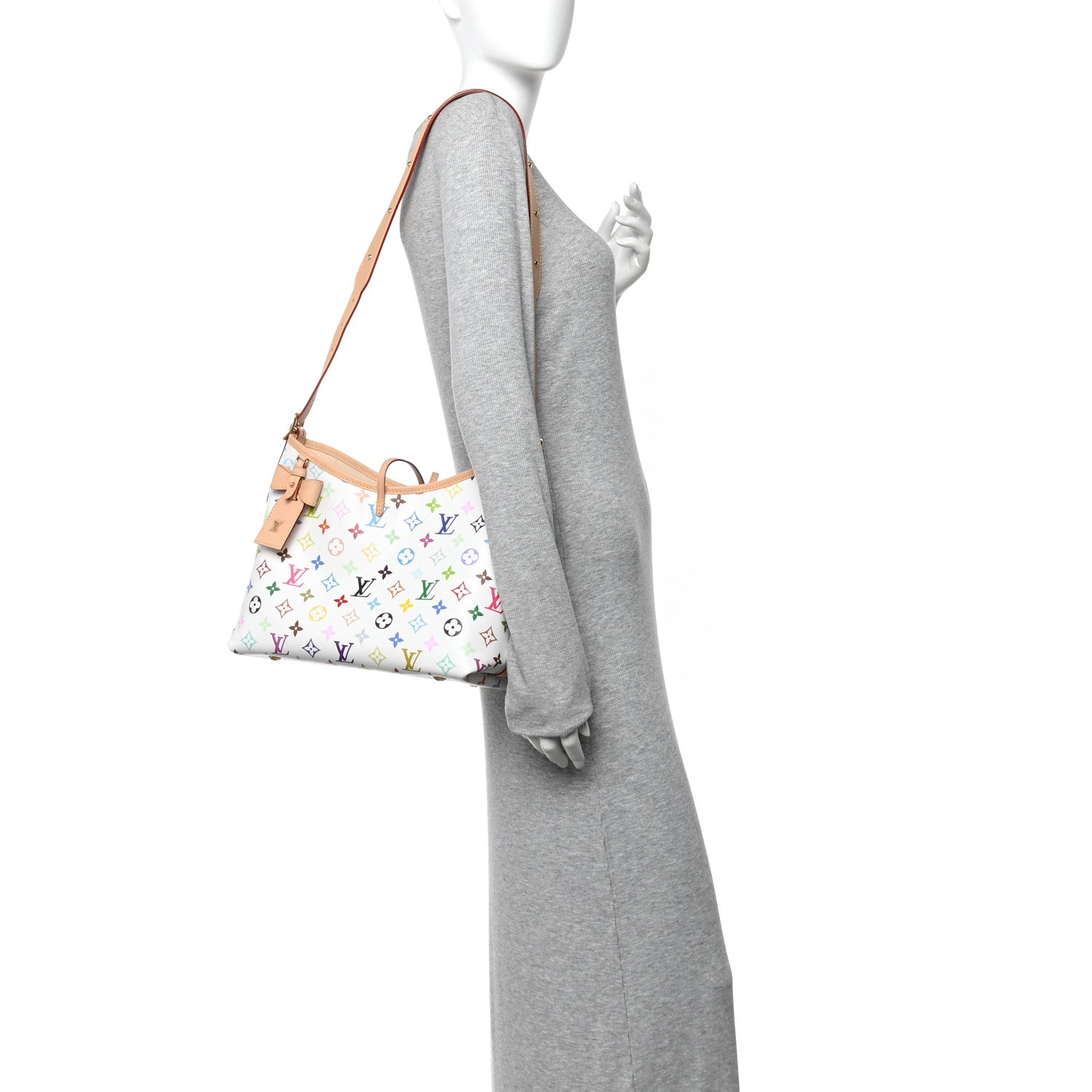 Louis Vuitton LV x TM Monogram Multicolor CarryAll PM White 2 of 10