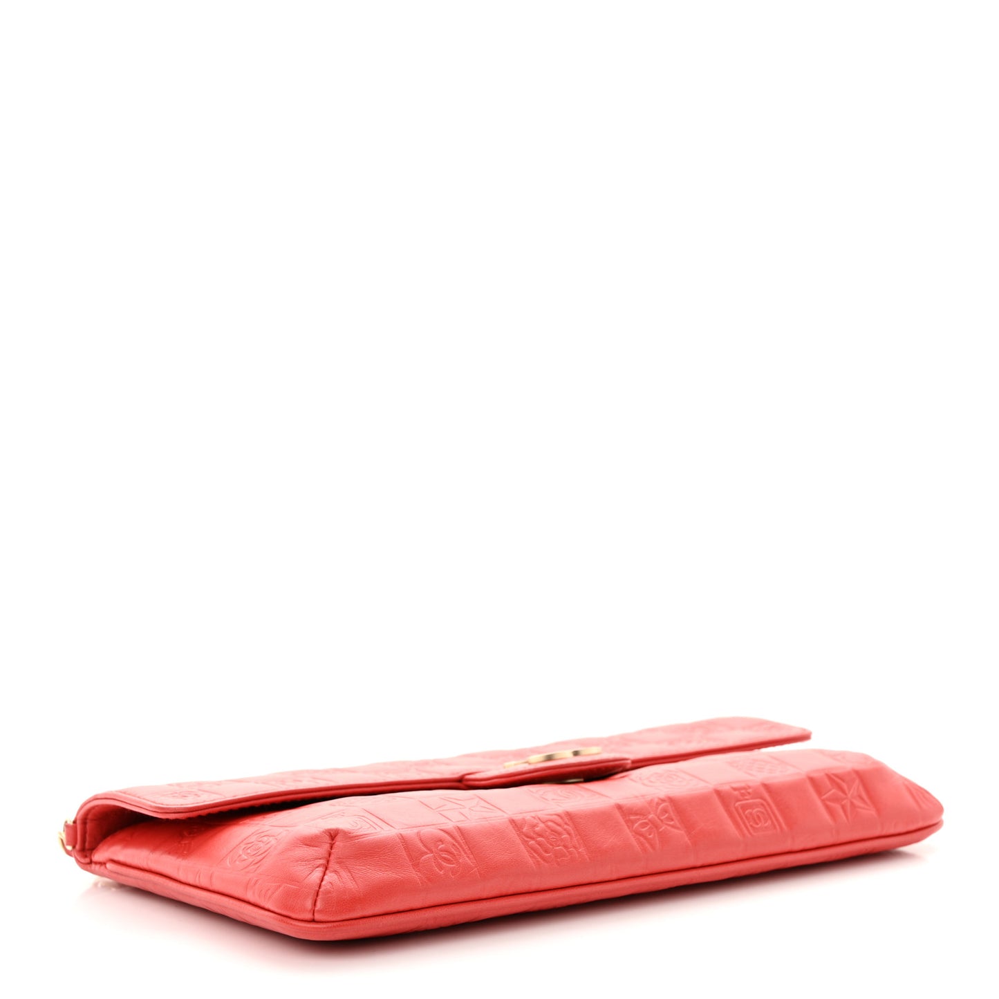 Lambskin Precious Symbols Flap Pochette Red