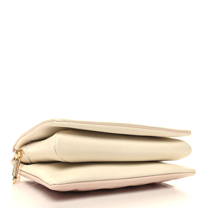 Louis Vuitton Pearlescent Lambskin Embossed Monogram Coussin PM Beige Rose 4 of 11