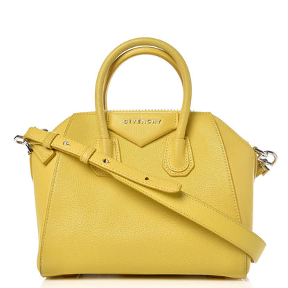 Givenchy Sugar Goatskin Mini Antigona Yellow 1 of 12