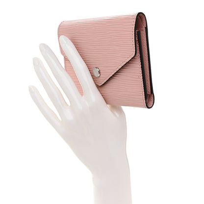 Louis Vuitton Epi Victorine Wallet Rose Ballerine 2 of 9