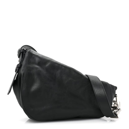 Burberry Calfskin Small Knight Bag Black 3 of 11