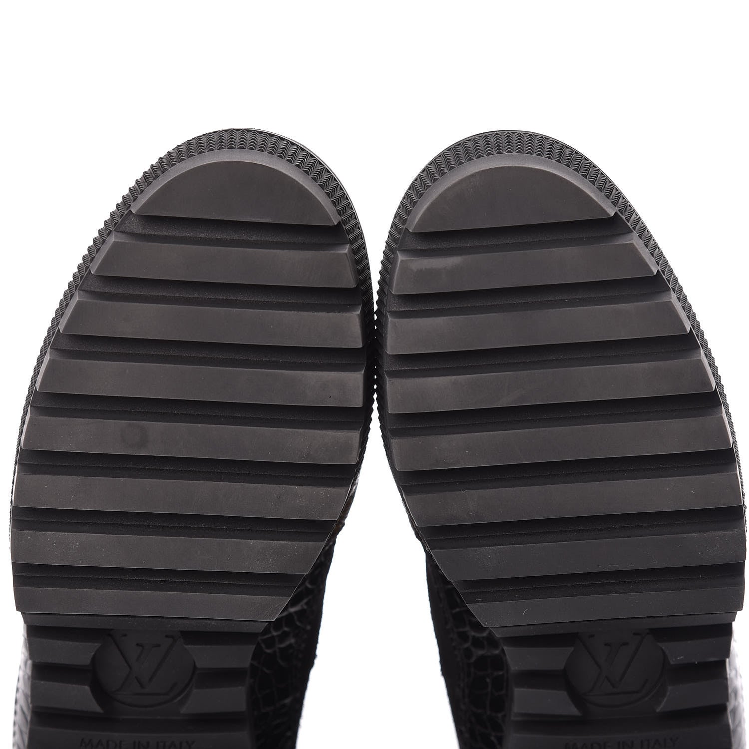 Louis Vuitton Suede Calfskin Monogram Laureate Platform Desert Boots 36 Black 6 of 9