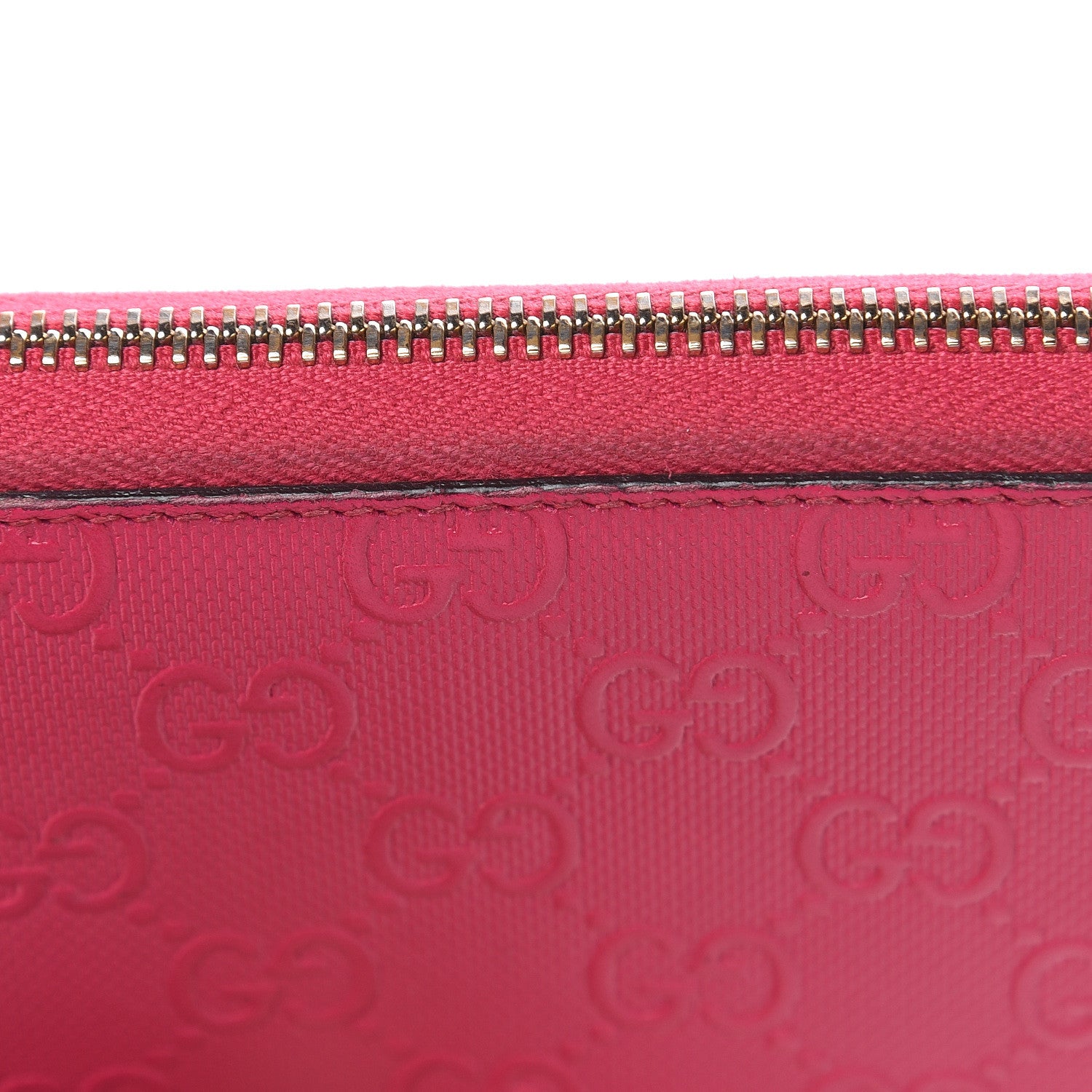 Gucci HIlary Lux GG Monogram Embossed Studded Zip Around Wallet Blossom 10 of 16