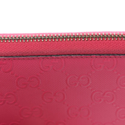 Gucci HIlary Lux GG Monogram Embossed Studded Zip Around Wallet Blossom 10 of 16
