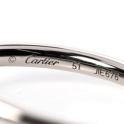 Cartier 18K White Gold Small Juste Un Clou Ring 51 5.75 4 of 6