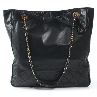 Chanel Lambskin Shopping Tote Black 1 of 14
