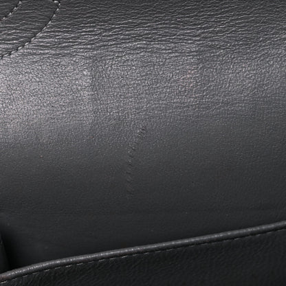 Chanel Lambskin Quilted Medium Double Flap Dark Grey 12 of 26