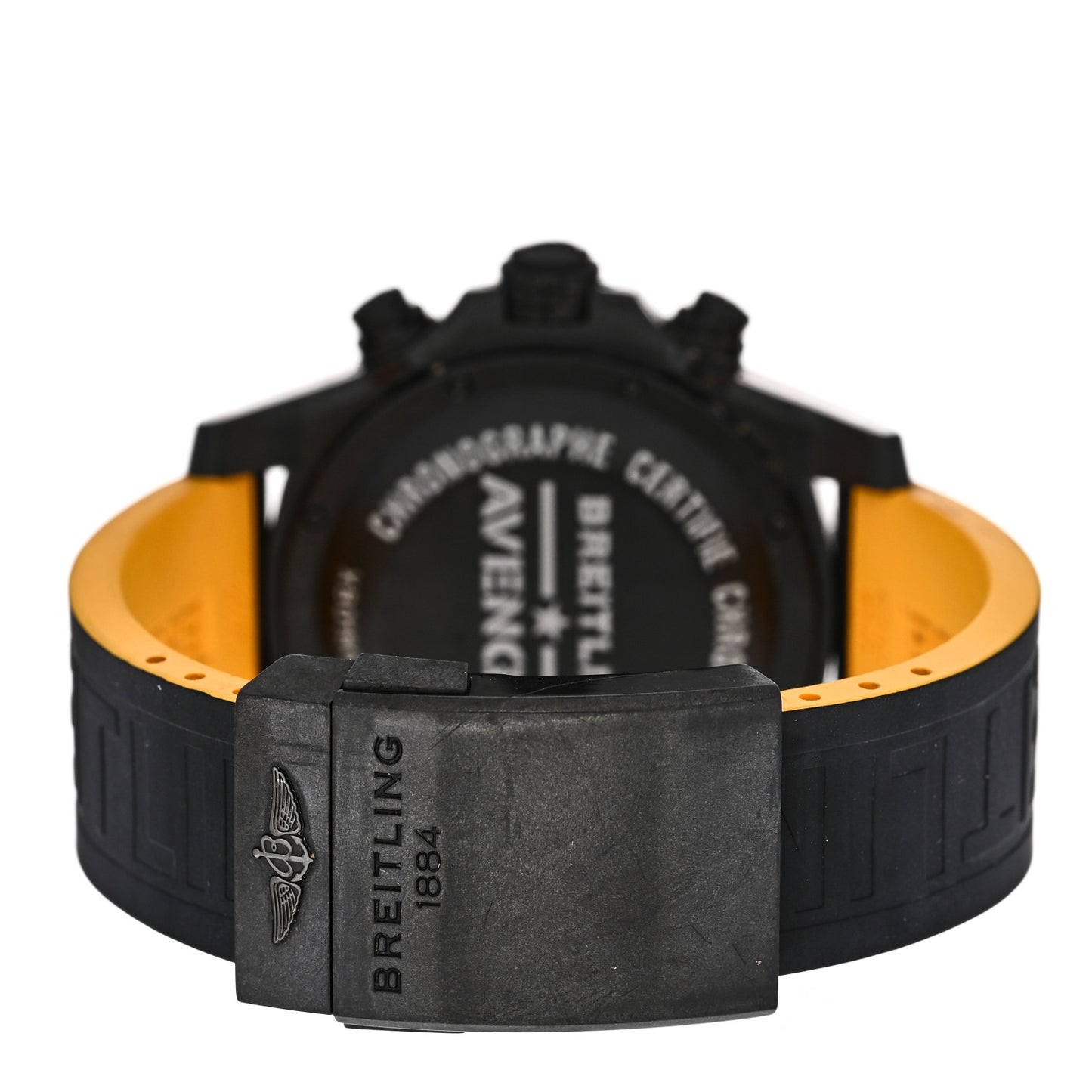 Breitlight Rubber 45mm Avenger Hurricane Automatic Watch Black XB0180E4