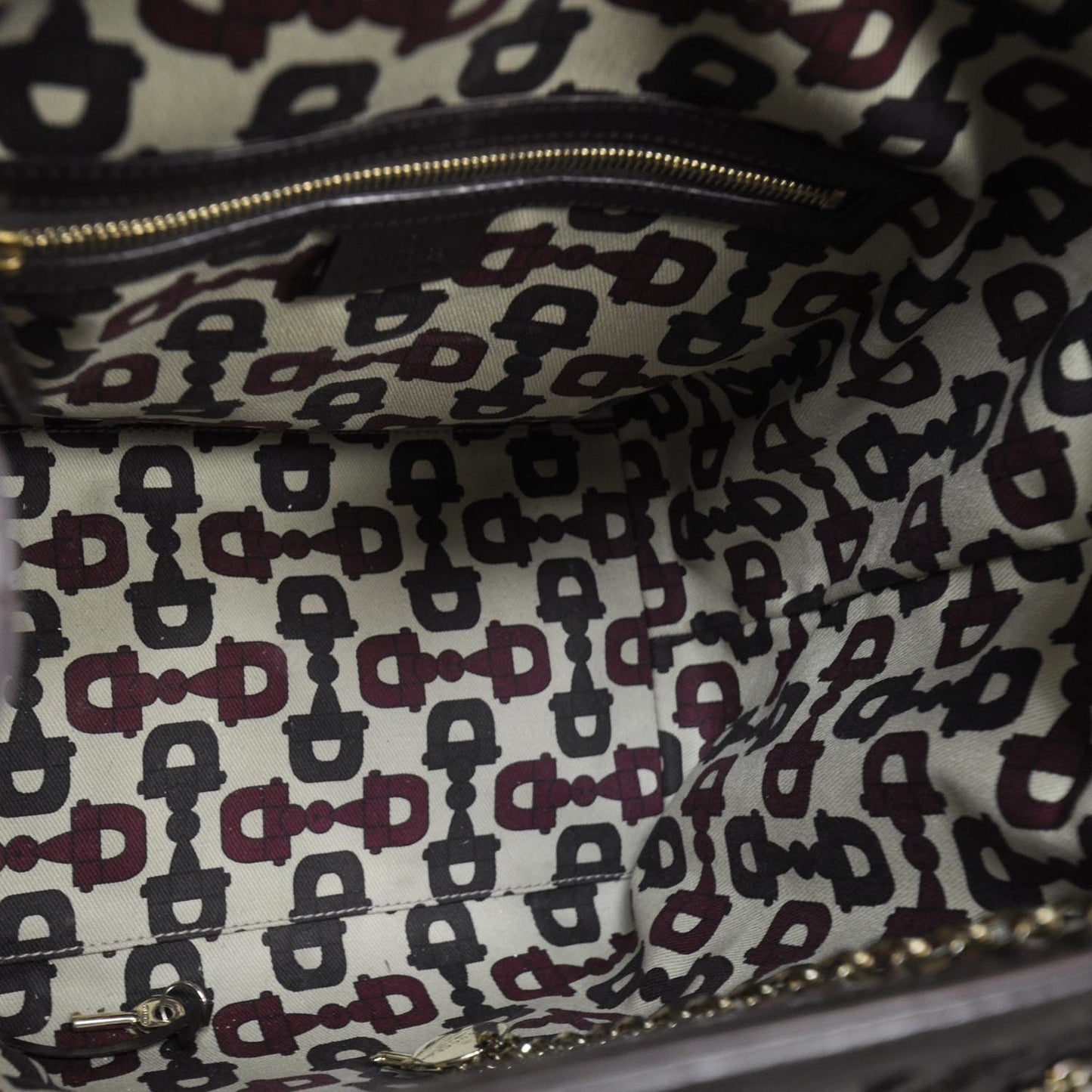 Guccissima Treasure Boston Dark Brown