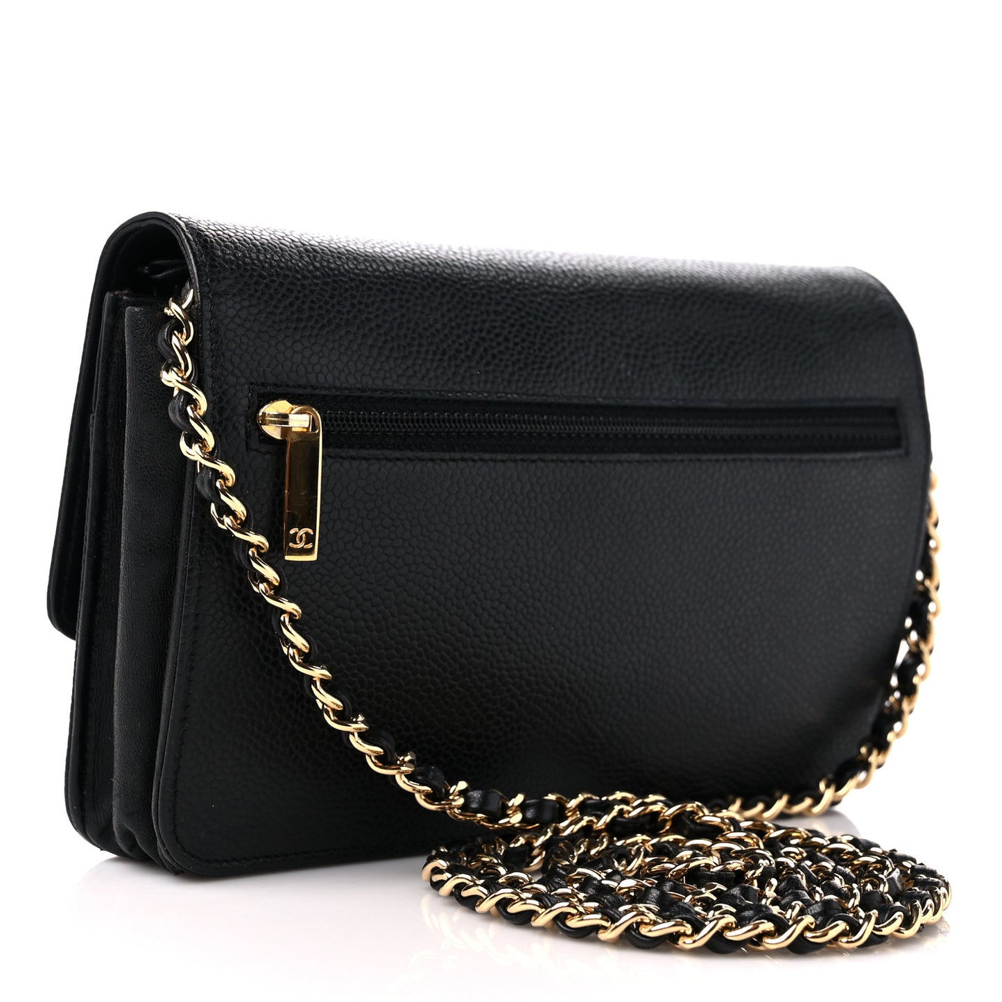 Caviar Timeless CC Wallet on Chain WOC Black