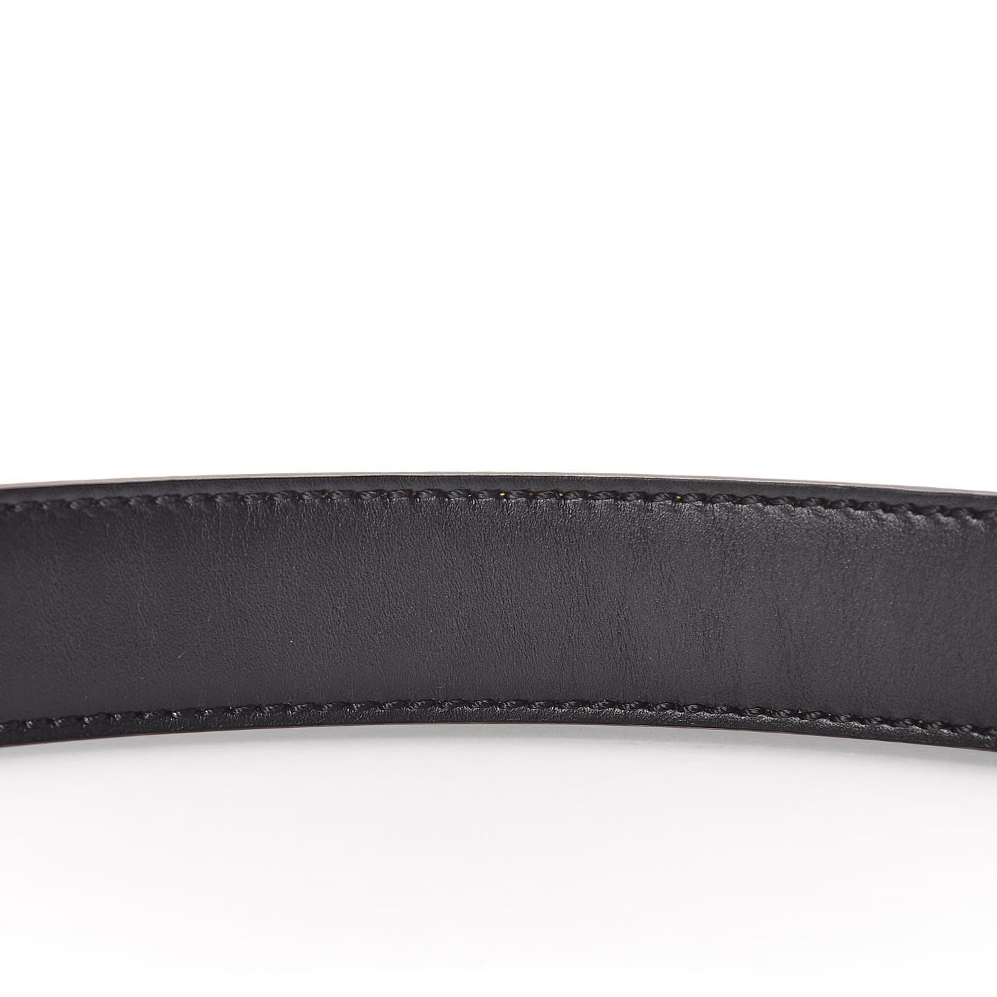 Vitello Havana Elite Monster Eyes Buckle Reversible Belt Yellow Black