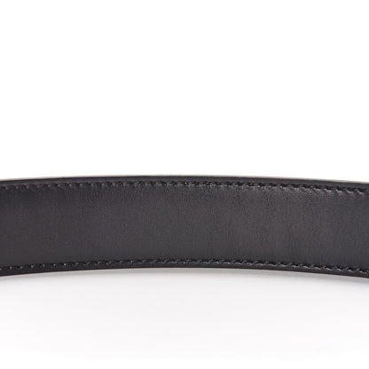 Fendi Vitello Havana Elite Monster Eyes Buckle Reversible Belt Yellow Black 9 of 9
