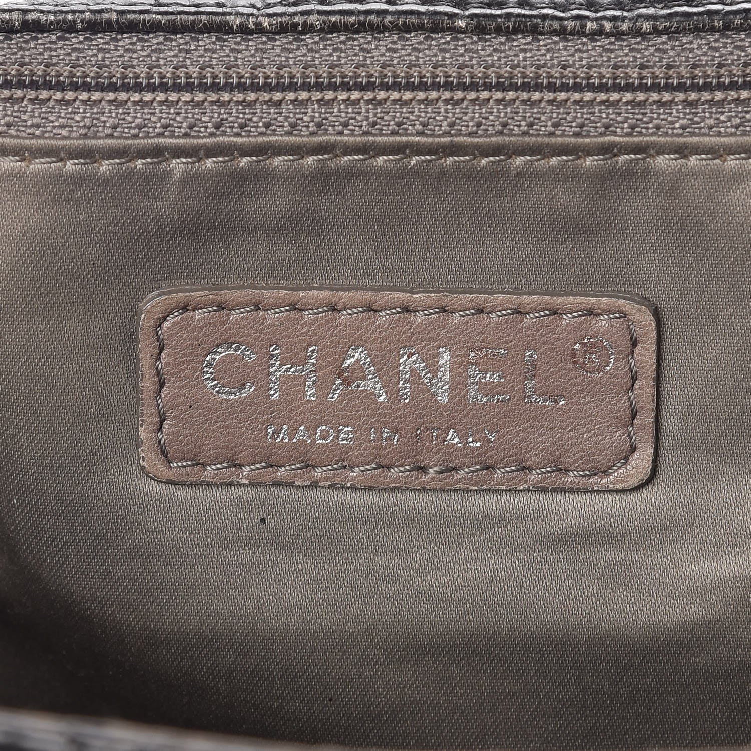Chanel Crackled Calfskin Quilted Large Flap Black 7 of 14