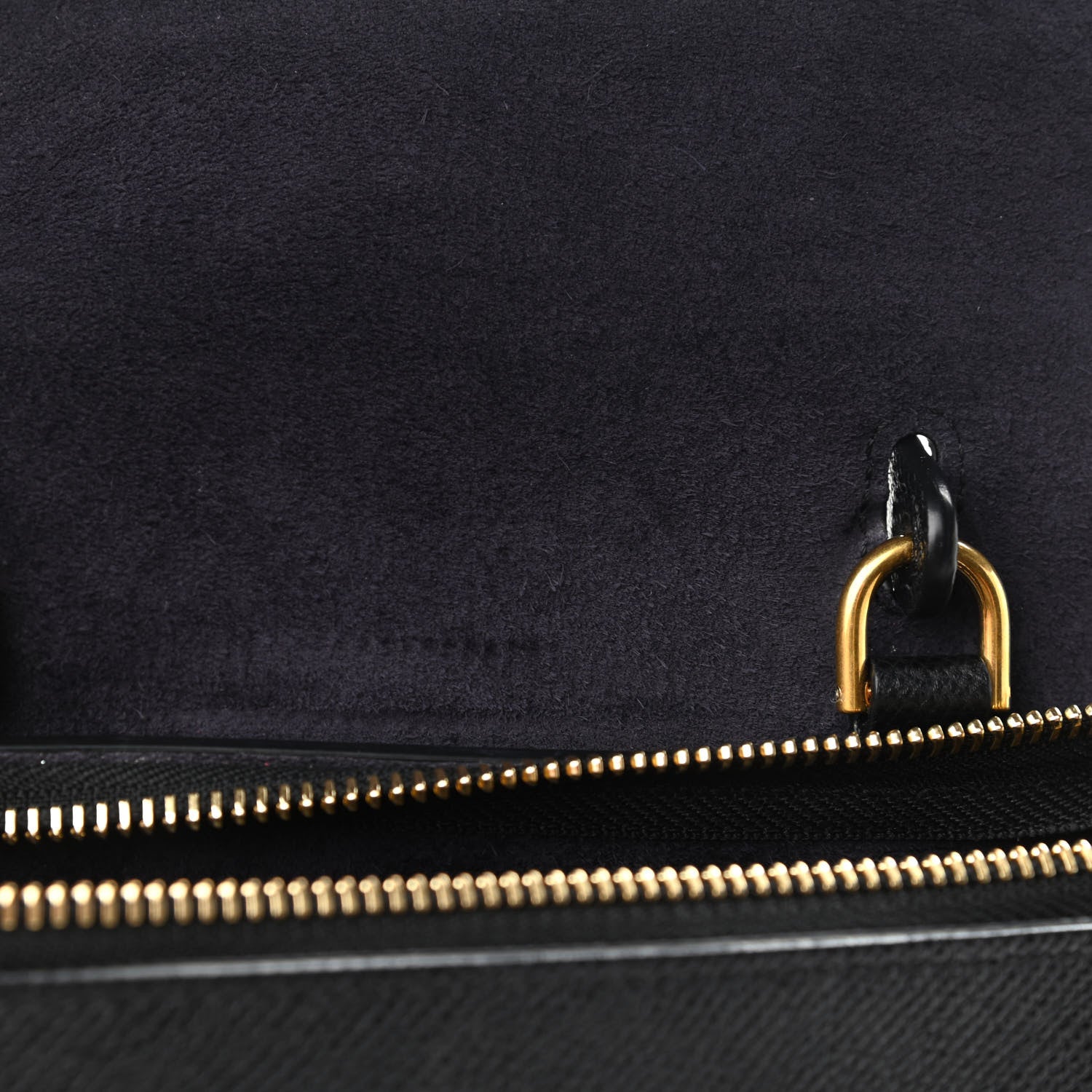 Celine Grained Calfskin Nano Belt Bag Black 10 of 10