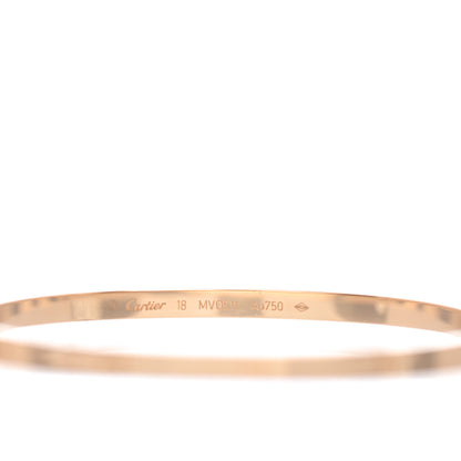 Cartier 18K Yellow Gold Small LOVE Bracelet 18 4 of 6