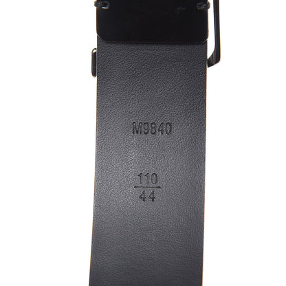 Louis Vuitton Glazed Calfskin LV Anagramme 30mm Belt 110 44 Black 6 of 8