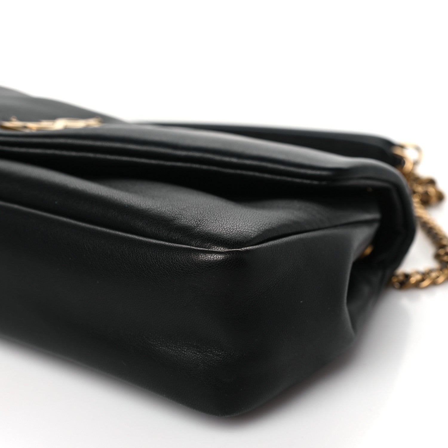 Saint Laurent Plunged Lambskin Calypso Black 10 of 10