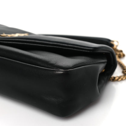 Saint Laurent Plunged Lambskin Calypso Black 10 of 10