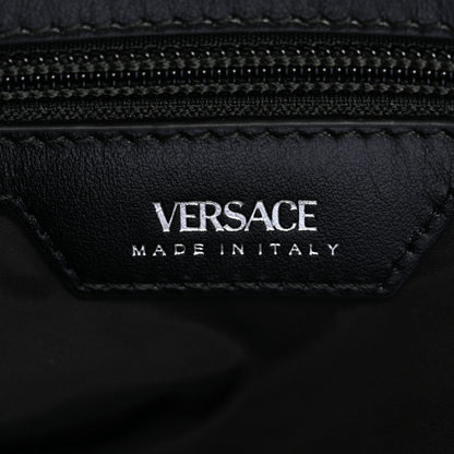 Versace Nylon Baroque Medusa Belt Bag Black White 6 of 10