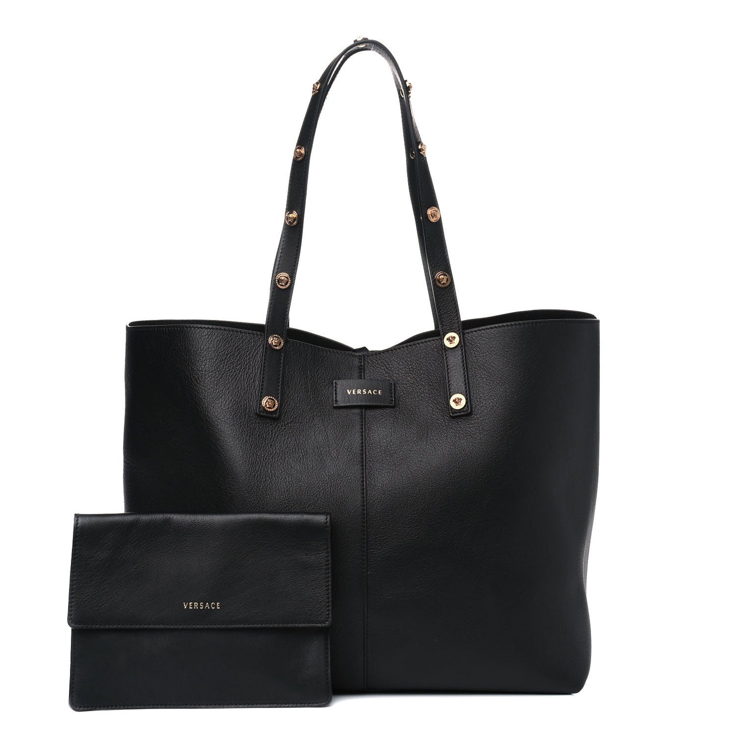 Calfskin Palazzo Tote Black