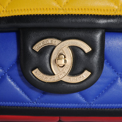Chanel Lambskin Tri-Color Medium Graphic Flap 11 of 11