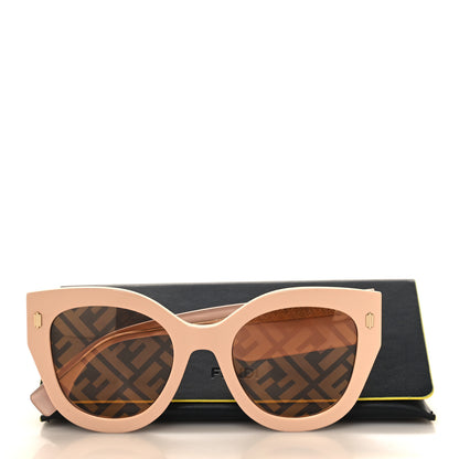 Fendi Acetate Fendi Roma Cat Eye Sunglasses FF 0435/S Pink 7 of 7