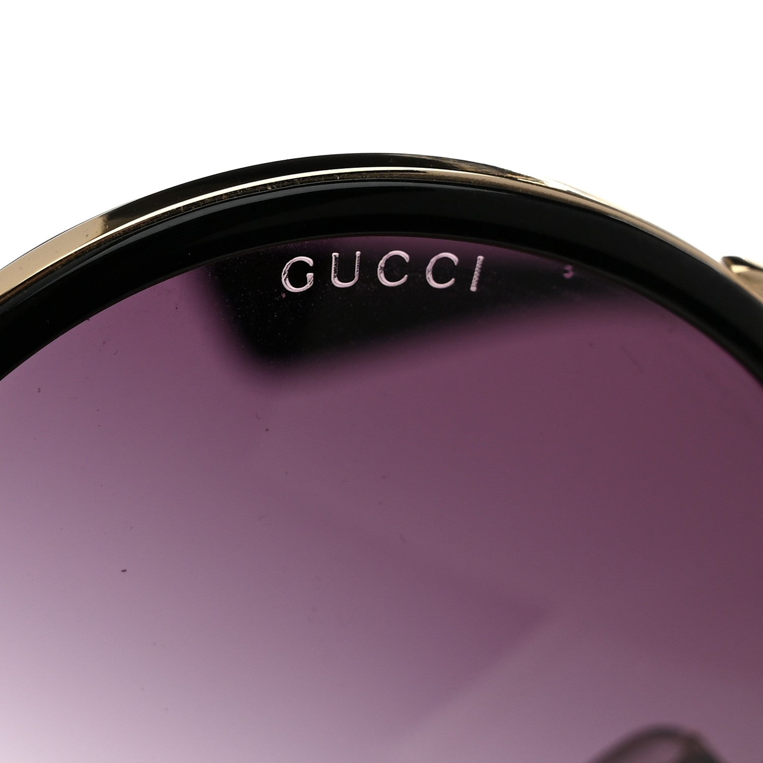 Gucci Metal Round Frame Sunglasses GG0061S Black 7 of 8