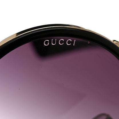 Gucci Metal Round Frame Sunglasses GG0061S Black 7 of 8