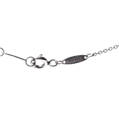 Tiffany Sterling Silver Diamond .05ct Elsa Peretti Diamonds by the Yard Pendant Necklace 6 of 6