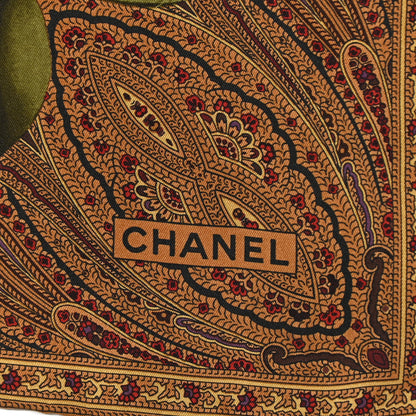 Chanel Silk CC Floral Square Scarf Multicolor 2 of 8