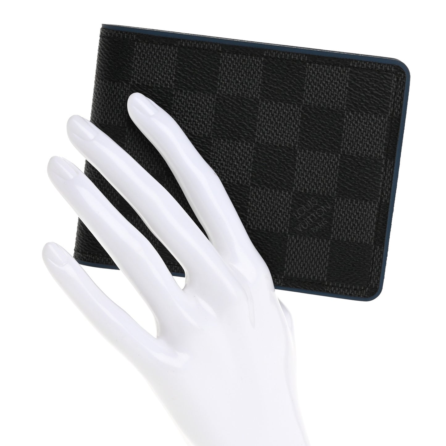 Damier Graphite Slender Wallet Blue