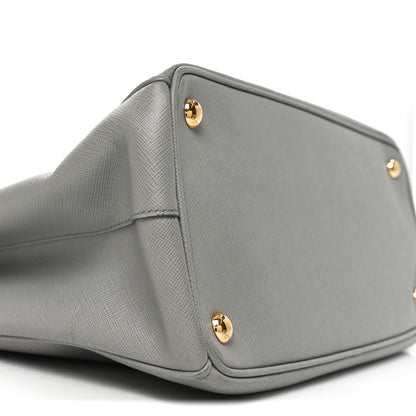 Prada Saffiano Medium Galleria Double Zip Tote Marmo 8 of 9