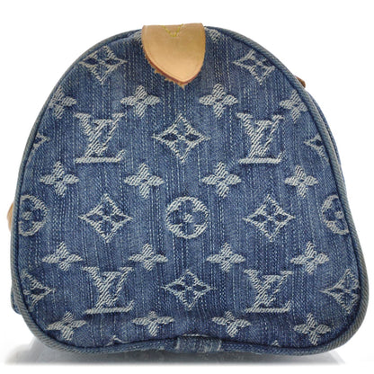 Louis Vuitton Monogram Denim Neo Speedy Blue 4 of 9