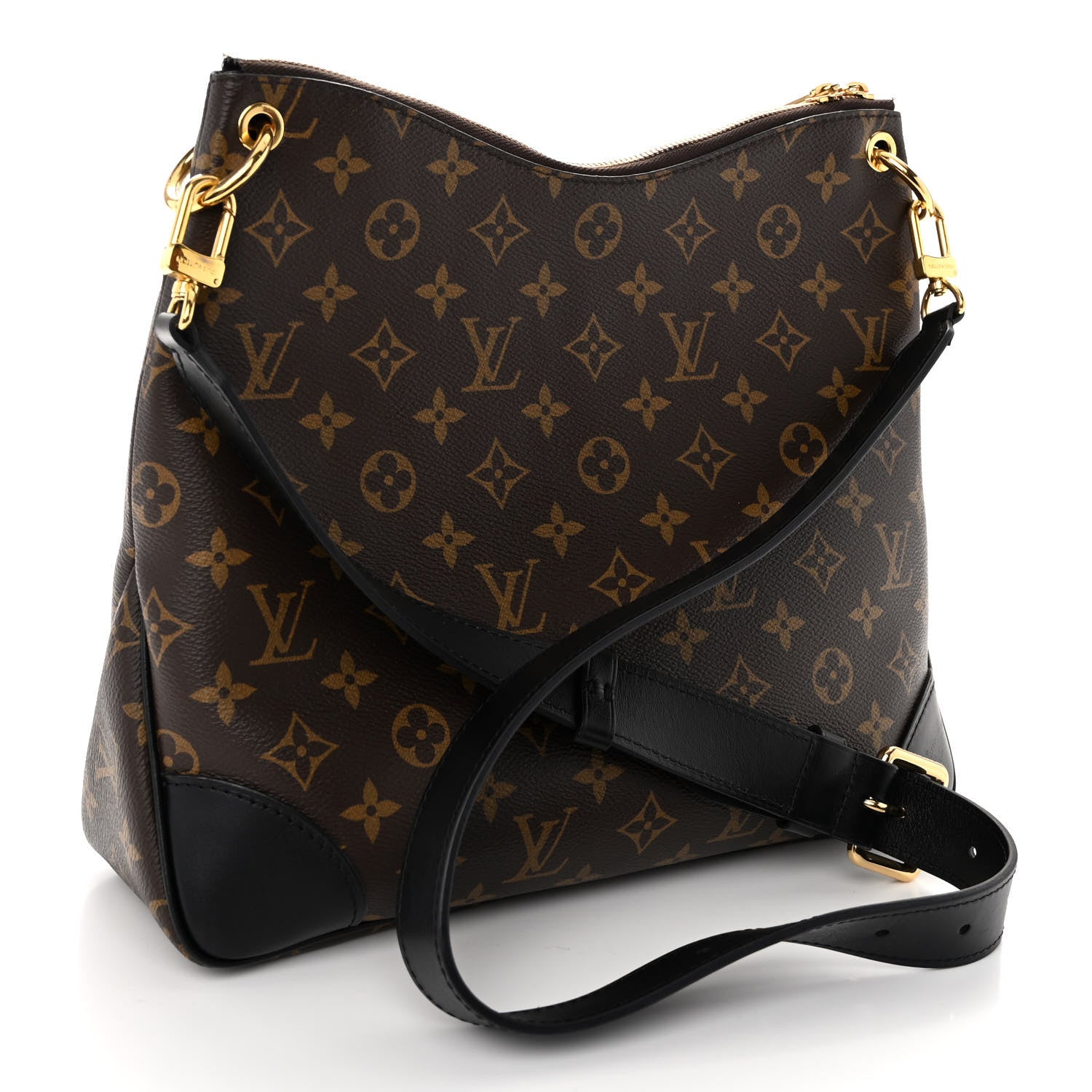 Louis Vuitton Monogram Odeon MM Black 4 of 10