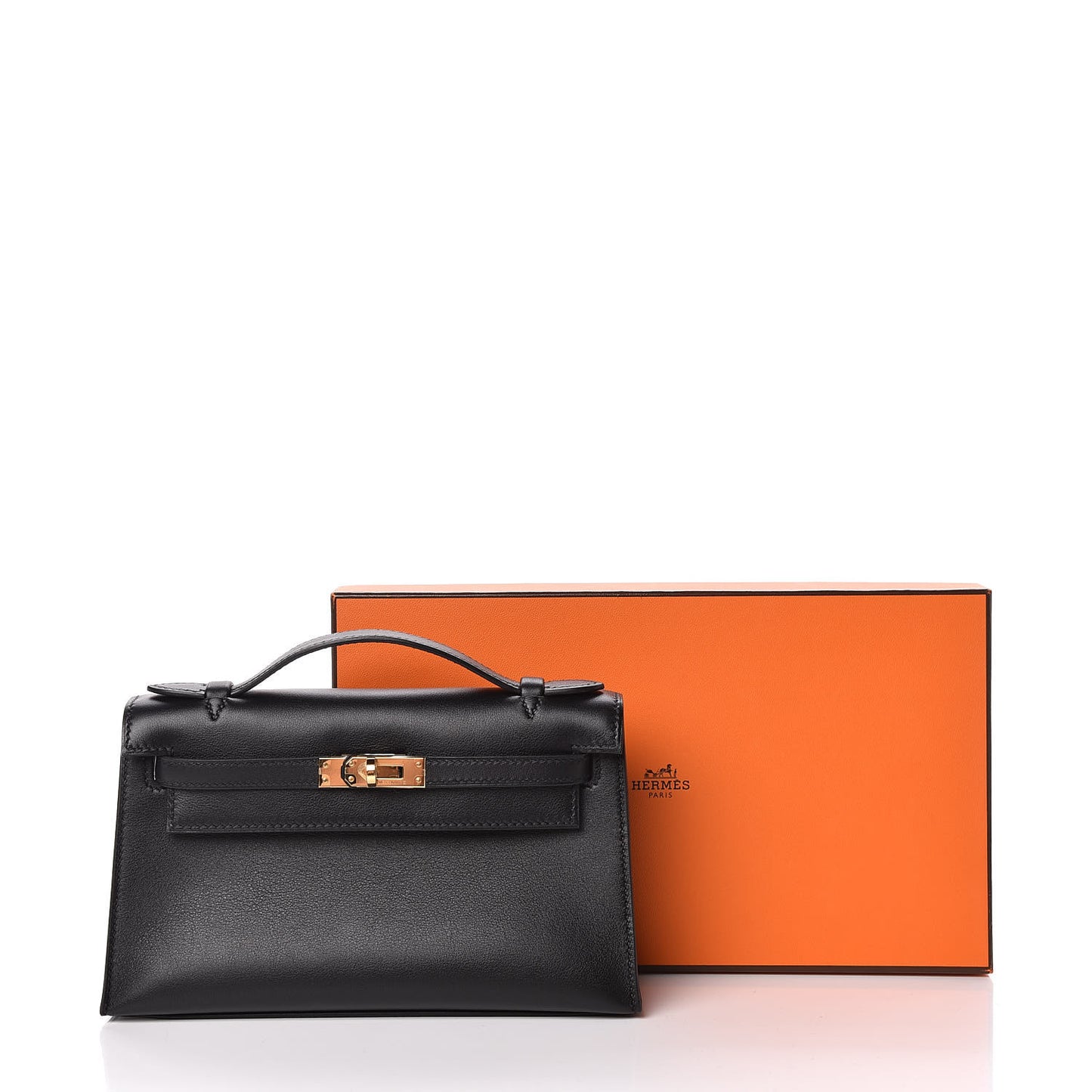 Swift Kelly Pochette Clutch Black