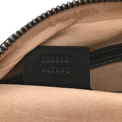 Gucci Calfskin Matelasse Mens GG Marmont Belt Bag 80 32 Black 7 of 10