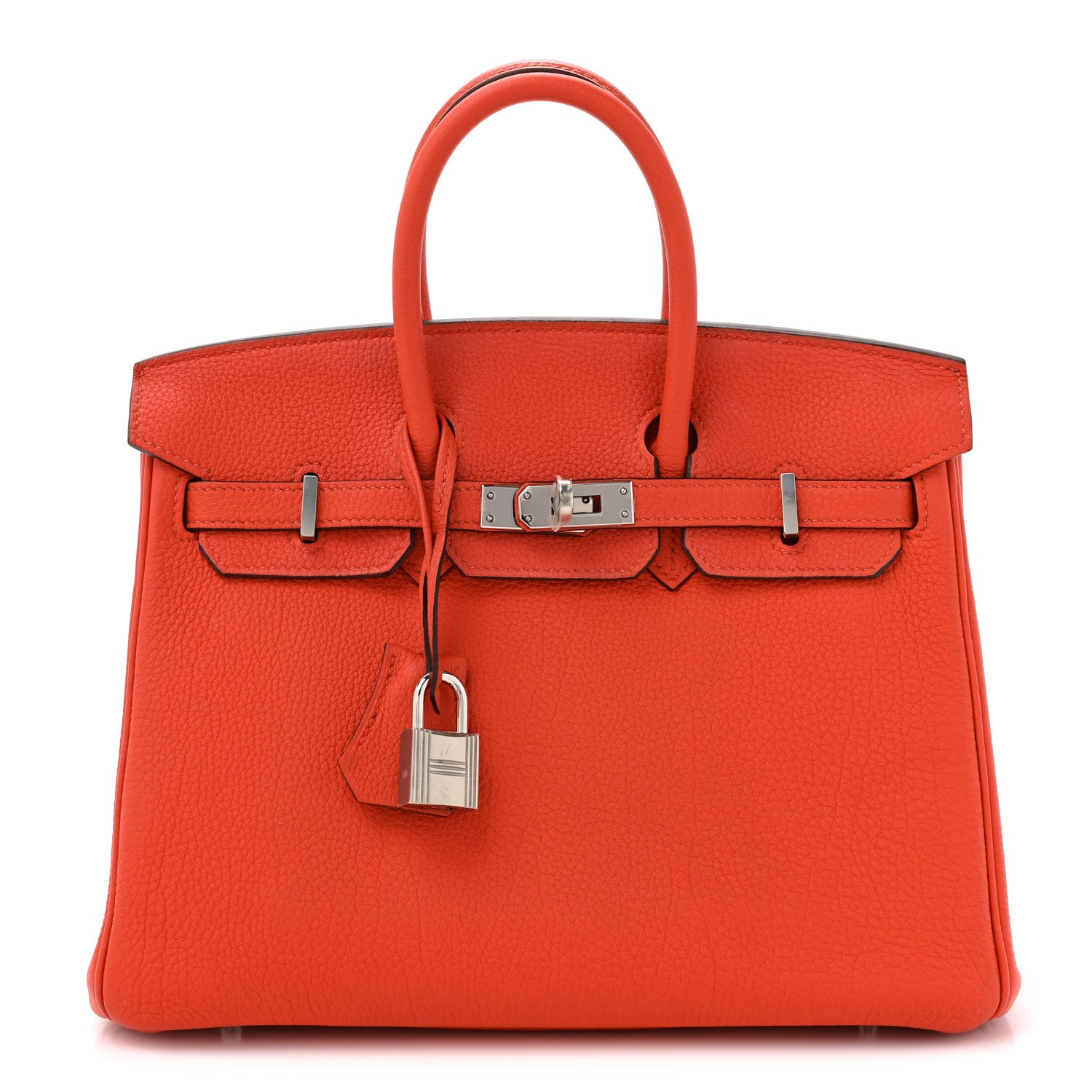 Hermes Togo Birkin 25 Orange Poppy 1 of 13