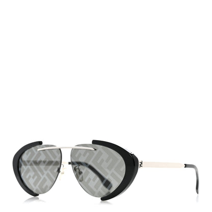 Fendi Metal Geometric FF Sunglasses FE40042U Black 1 of 8