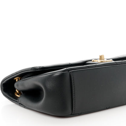 Chanel Lambskin Small A Real Catch Flap Bag Black 10 of 12