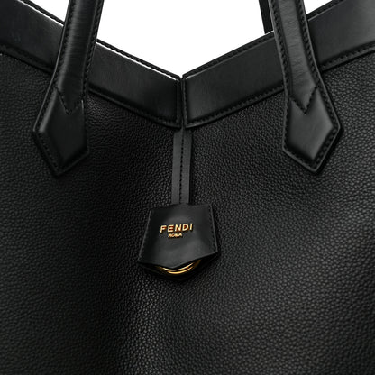 Fendi Vitello Cher Grace Large Fendi Origami Black 7 of 11
