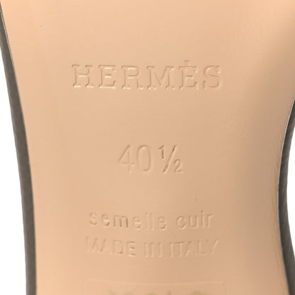 Hermes Epsom Oasis Sandals 40.5 Etoupe 8 of 12