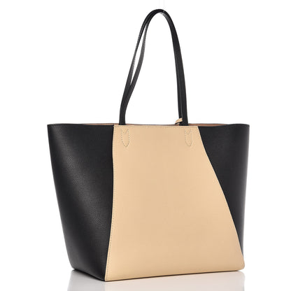 Louis Vuitton Calfskin Lockme Cabas Vanille Black 3 of 8