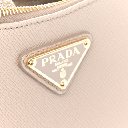 Prada Saffiano Lux Re-Edition Mini Shoulder Bag Cammeo 8 of 12