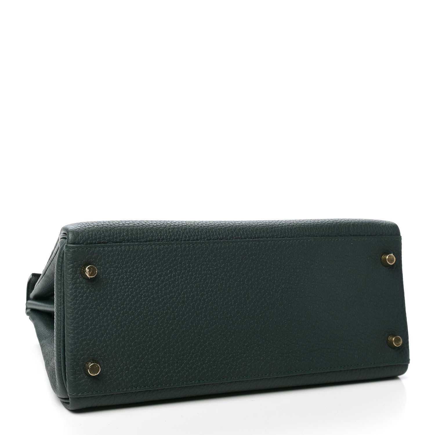 Hermes Togo Matte Alligator Kelly Retourne Touch 28 Vert Cypress 4 of 11