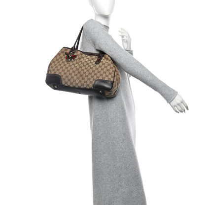 Gucci Monogram Medium Princy Tote  Dark Brown 2 of 10
