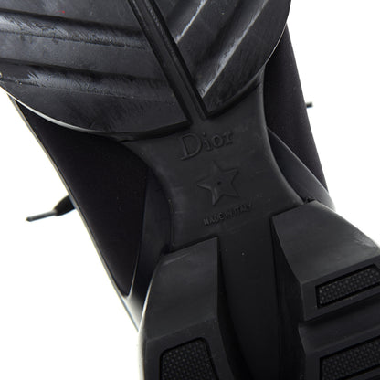 Christian Dior Neoprene Rubber Womens D-Connect Sneakers 39.5 Black 9 of 11