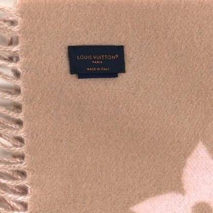 Louis Vuitton Cashmere Monogram Reykjavik Scarf Rose 3 of 3